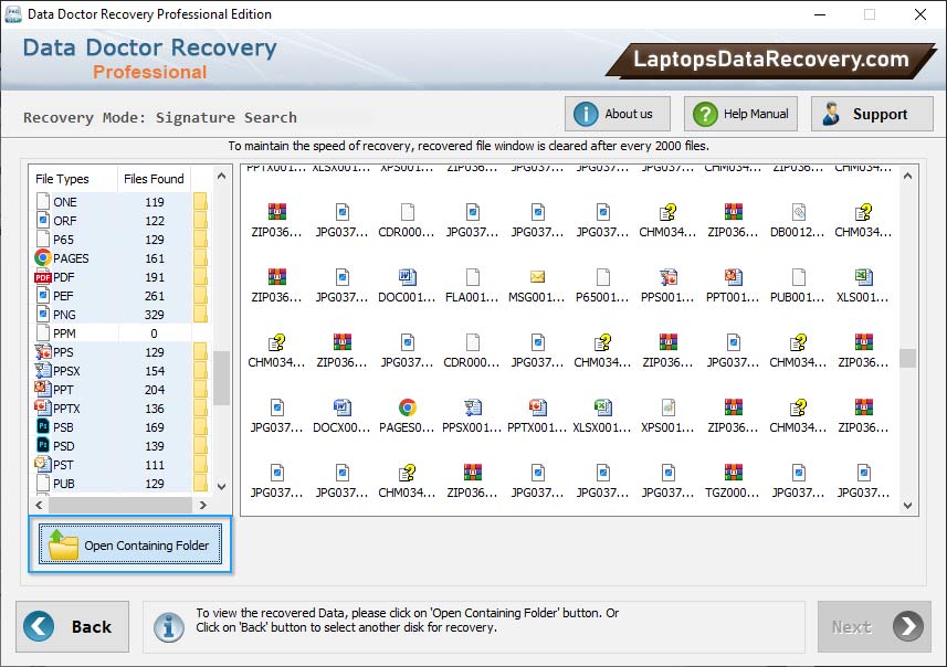 Recovered Data